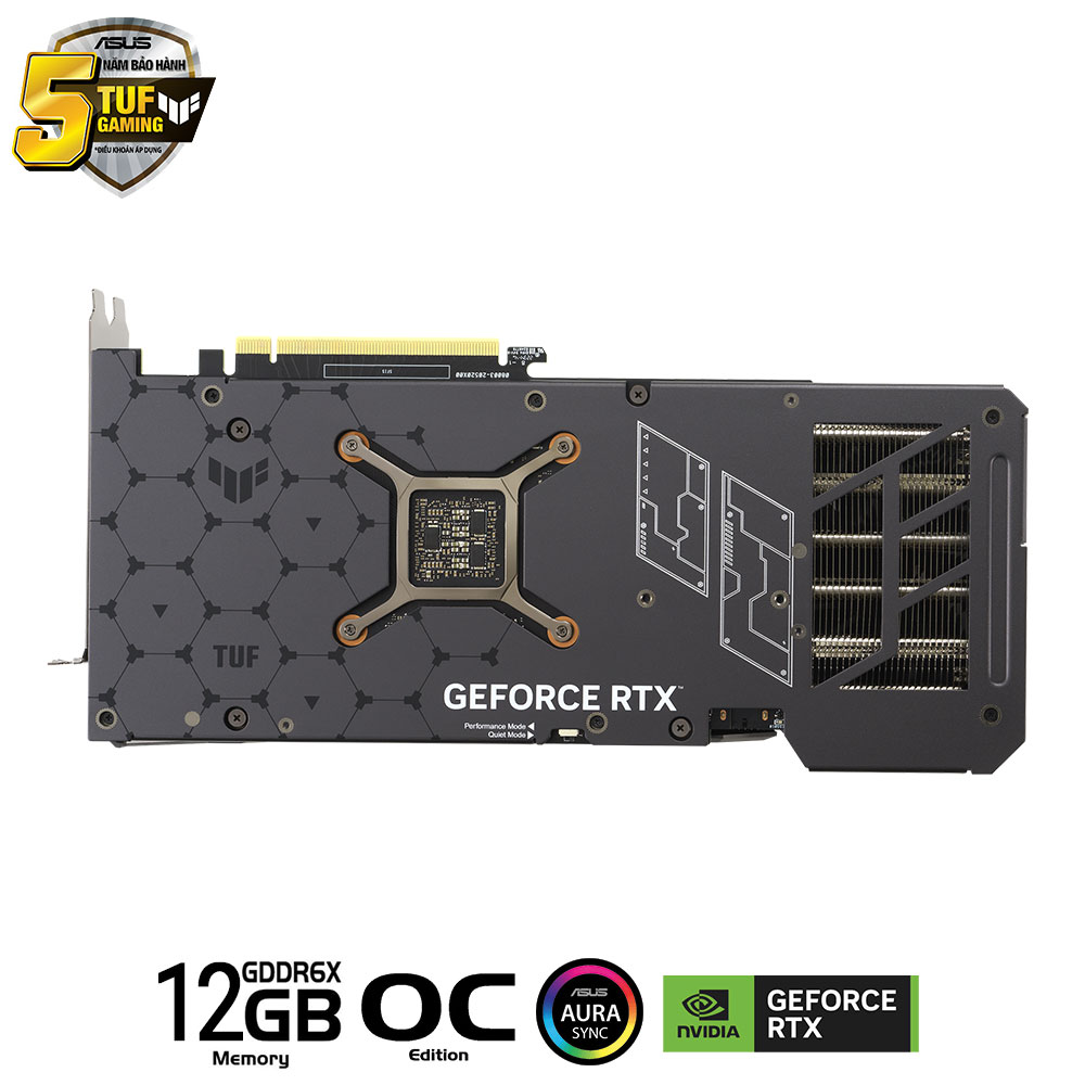 VGA ASUS TUF GAMING RTX 4070Ti 12G OC Edition (12GB GDDR6X,192 bit, HDMI +DP,1 x 16-pin) - Ảnh 5