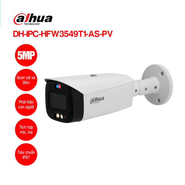 Camera IP 5MP DAHUA DH-IPC-HFW3549T1-AS-PV