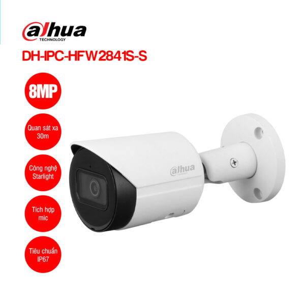 Camera IP 8MP DAHUA DH-IPC-HFW2841S-S