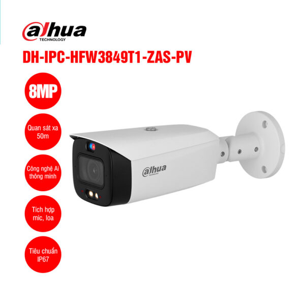 Camera IP 8MP DAHUA DH-IPC-HFW3849T1-ZAS-PV