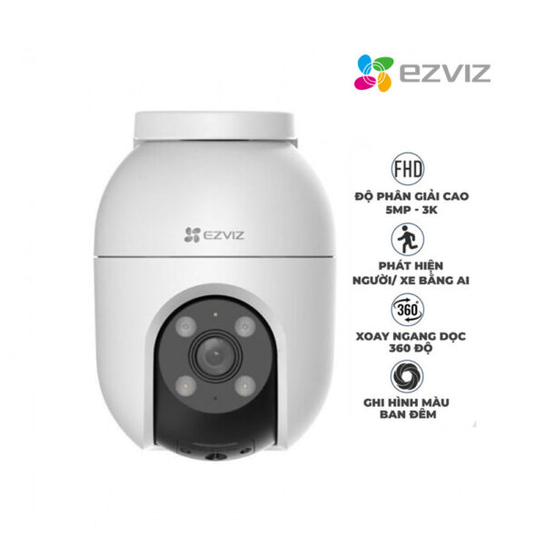 Camera WiFi EZVIZ C8C 3K (5MP, quay quét thông minh)