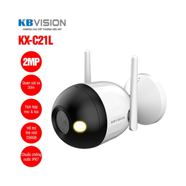 Camera Wifi Full Color 2MP KBVISION KX-C21L