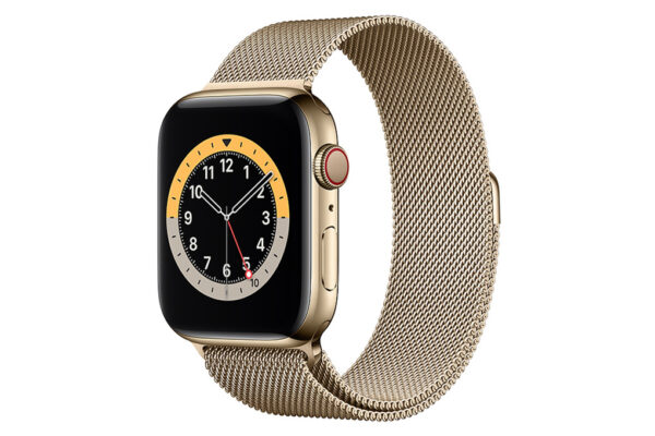 Apple Watch S6 LTE 40mm viền thép dây thép vàng