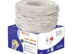 Dây cáp mạng Việt Hàn CAT5E UTP kèm nguồn 25AWG vỏ màu trắng - Ảnh 3