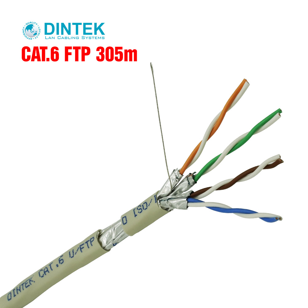 Cáp mạng Dintek CAT.6 FTP 305m (1107-04011) - Ảnh 1