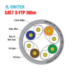 Cáp mạng Dintek CAT.7 S-FTP 305m (1105-05007) - Ảnh 2
