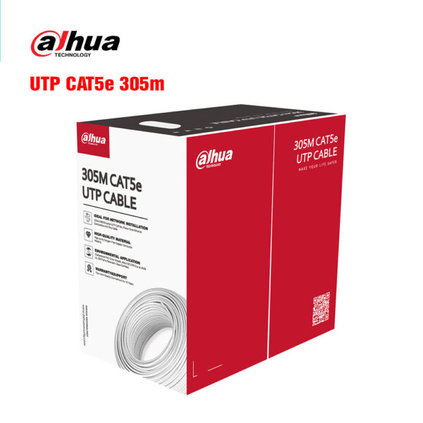 Cáp mạng UTP CAT5e 305m DAHUA DH-PFM920I-5EUN-h (Vỏ màu Xám)