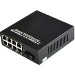 Bộ chuyển đổi quang HDtec 8 cổng RJ45 Lan 1G