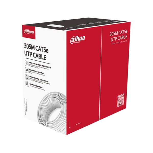 Dây cáp mạng UTP CAT5e 305m DAHUA DH-PFM920I-5EUN-m (Vỏ màu Xám)