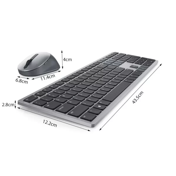 Bộ Bàn phím chuột không dây Dell Premier Multi-Device Wireless Keyboard and Mouse US English - KM7321W