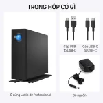 Ổ Cứng Để Bàn LaCie D2 Pro 4TB USB-C + SRS - STHA4000800 - Ảnh 5