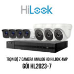 Trọn bộ 7 camera Analog HD HiLook 4MP giá rẻ [HL2023-7]