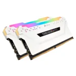 Ram PC Corsair Vengeance RGB Pro 16GB DDR4 3200Mhz (CMW16GX4M2E3200C16W) (Tản nhiệt, 2x8GB, white) - Ảnh 2