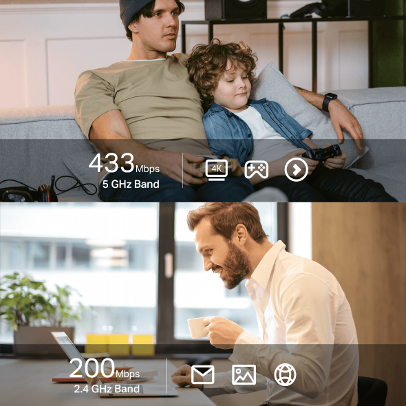 Archer T2UB Nano - USB Wi-Fi AC600 & Bluetooth 4.2 Nano