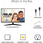 Màn Hình ASUS VY279HE (27.0 inch - FHD - IPS - 75Hz - 1ms - FreeSync - EyeCare)/Trắng/Đen - Ảnh 2