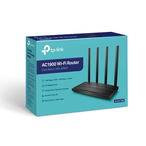 Archer C80 - Router Wi-Fi MU-MIMO AC1900