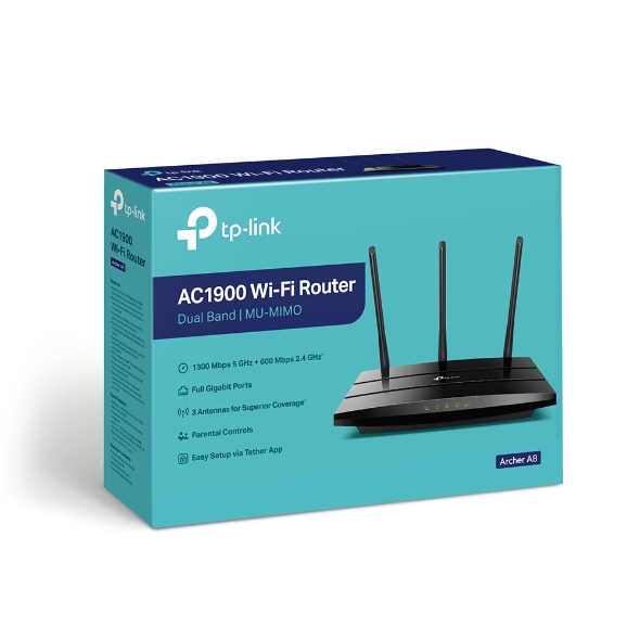 Archer A8 - Router Wi-Fi MU-MIMO AC1900