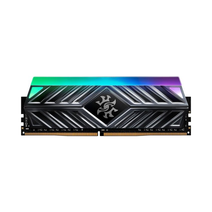 Ram Desktop Adata XPG Spectrix D41 RGB Grey (AX4U32008G16A-ST41) 8GB (1x8GB) DDR4 3200Mhz - Ảnh 1