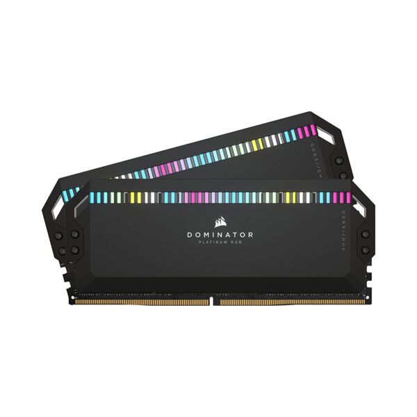 Ram Corsair DDR5, 5600MHz 32GB 2x32GB DIMM, DOMINATOR PLATINUM RGB White Heatspreader, RGB LED, C40, 1.25V CMT64GX5M2B5600C40W
