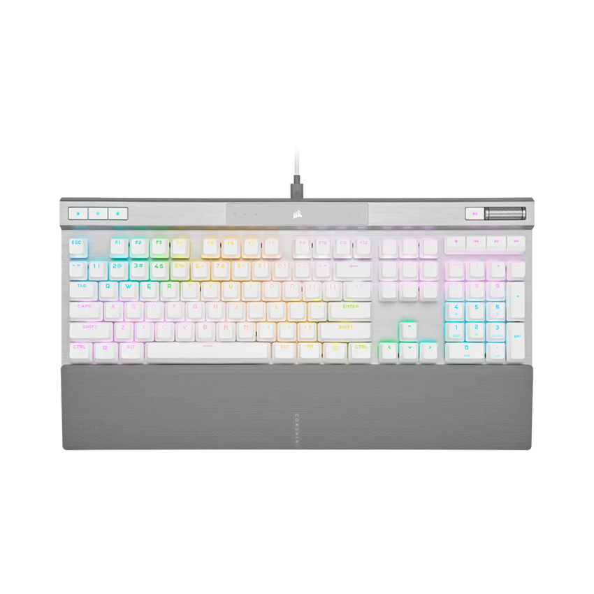 71296_ban_phim_gaming_co_day_corsair_k70_pro_wht_opx_silver_switch_led_rgb_ch_910951a_na_5 Bàn phím Corsair K70 PRO-WHT-OPX Silver-RGB - Ảnh 1