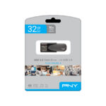 USB PNY Turbo Attaché 4 USB 3.2 Màu Đen (P-FD32GTBAT4-GE)