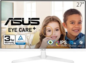 Màn hình LCD ASUS 27" VY279HE (1920 x 1080/IPS/75Hz/1 ms/FreeSync/Trắng - Ảnh 3