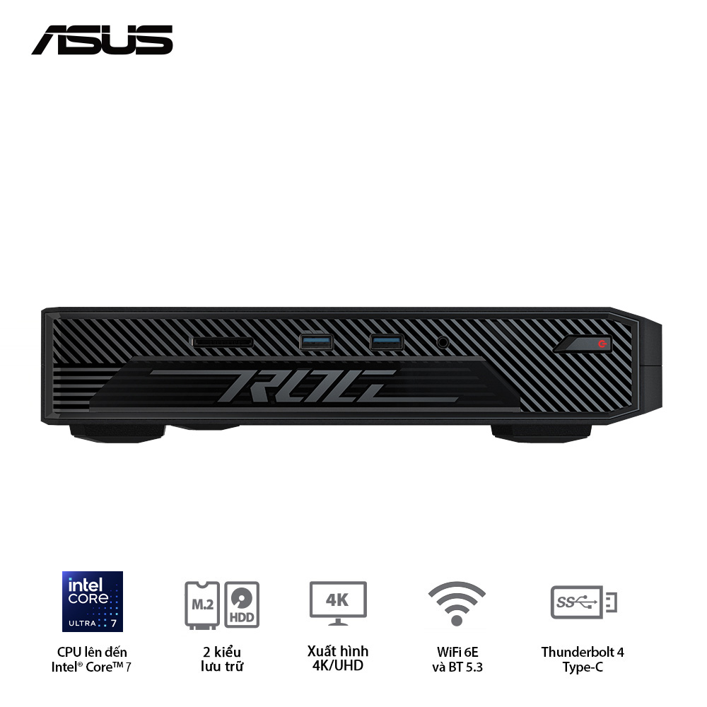 NUC ROG Intel (U7 155H)/8GD5*2/512SSD/Killer Wifi6E/Win11/ RTX 4060 - Ảnh 5
