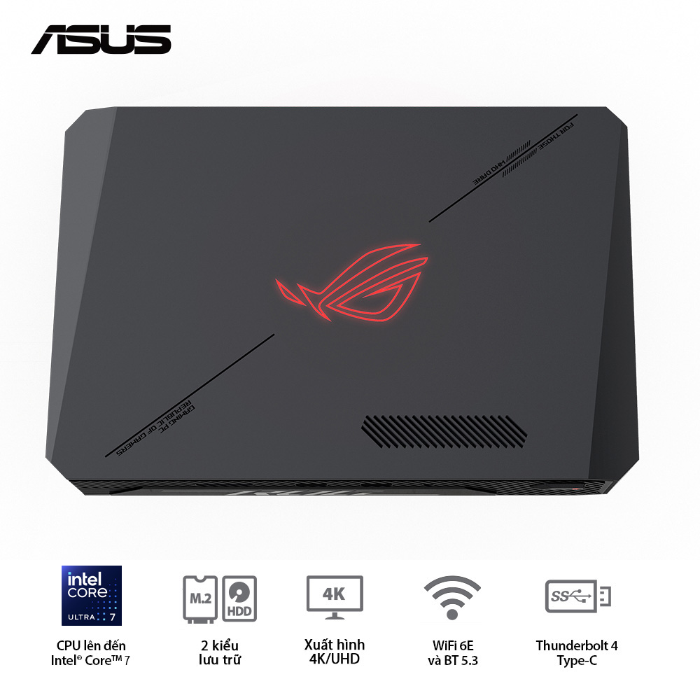 NUC ROG Intel (U7 155H)/8GD5*2/512SSD/Killer Wifi6E/Win11/ RTX 4060 - Ảnh 2