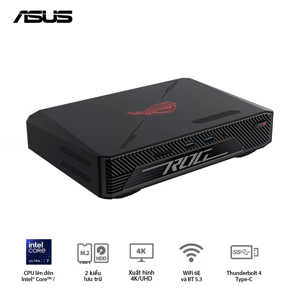 NUC ROG Intel (U7 155H)/8GD5*2/512SSD/Killer Wifi6E/Win11/ RTX 4060 - Ảnh 9