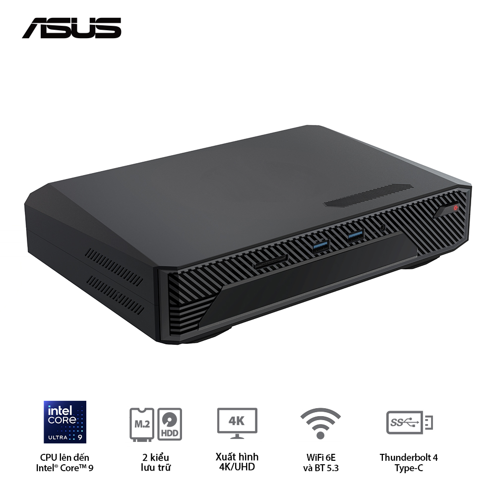 NUC ROG Intel (U9 185H)/2xDDR5-5600/3x Gen4 NVMe / Killer Wifi6E/ RTX 4070/ Non ROG Logo - Ảnh 7