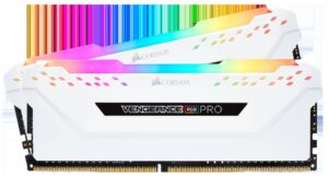 Ram PC Corsair Vengeance RGB Pro 16GB DDR4 3200Mhz (CMW16GX4M2E3200C16W) (Tản nhiệt, 2x8GB, white) - Ảnh 3