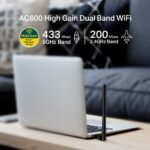 Archer T2U Plus - Bộ Chuyển Đổi USB Wi-Fi Băng Tần Kép Độ Lợi Cao AC600 - Ảnh 4