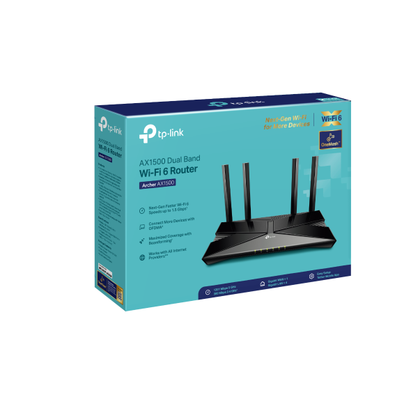 Archer AX1500 - Router Wifi Chuẩn Wifi 6 AX1500 TP-Link
