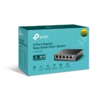TL-SG105PE - Công tắc thông minh 5 cổng Gigabit Easy với 4 cổng PoE+ - Ảnh 3