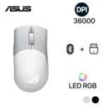 Chuột Asus Rog Keris Wireless Aimpoint-Trắng/Đen - Ảnh 2
