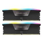 RAM desktop CORSAIR VENGEANCE RGB 32GB (2 x 16GB) DDR5 5200MHz (CMH32GX5M2B5200C40)