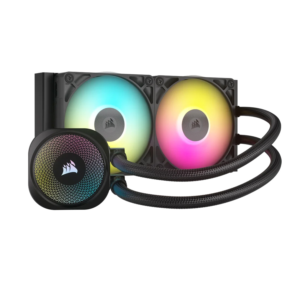 49787_t___n_nhi___t_n_____c_corsair_icue_link_titan_240_rx_rgb_black_cw_9061016_ww___1_ Tản nhiệt nước Corsair iCUE LINK TITAN 240 RX RGB Black/White - NEW - Ảnh 1