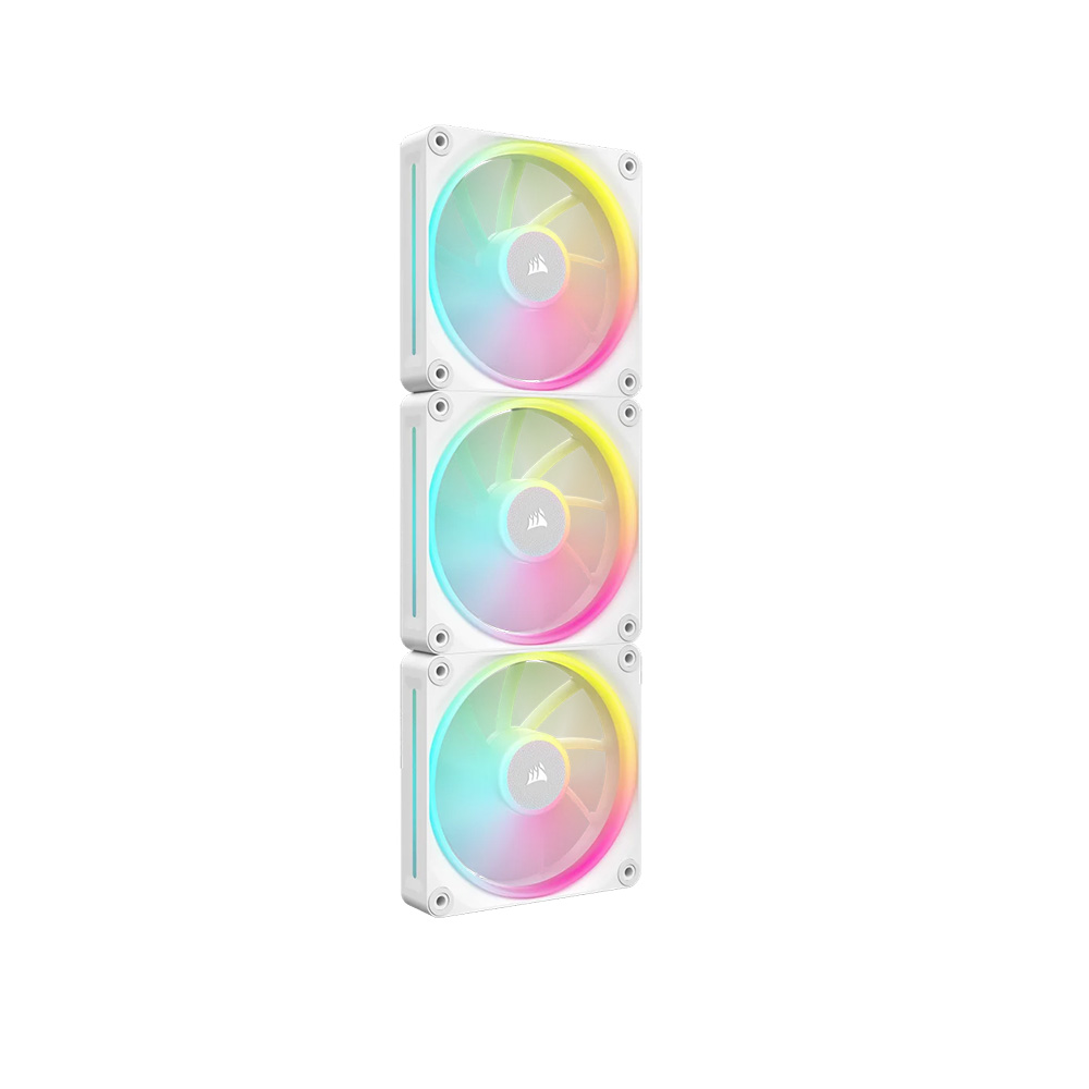 Bộ 3 quạt máy tính Corsair iCUE LINK LX120 RGB White - NEW - Ảnh 1