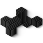 Bộ 6 tấm tiêu âm Elgato Wave Panels - Starter Kit Black/Blue