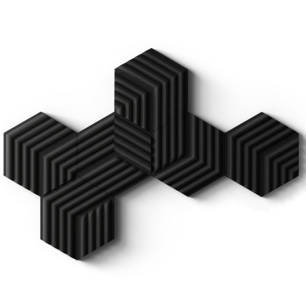 Bộ 6 tấm tiêu âm Elgato Wave Panels - Starter Kit Black/Blue