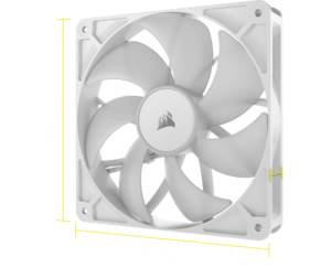 Bộ 2 quạt máy tính Corsair RS140 ARGB Black/White NEW - Ảnh 4