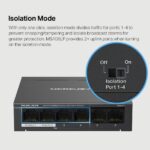 MS106LP - Switch 6 cổng 10/100Mbps với 4 cổng PoE+ - Ảnh 5