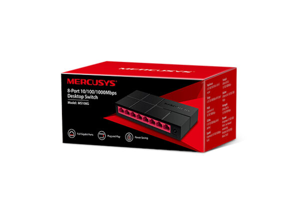 MS108G - Switch Để Bàn 8 Cổng 10/100/1,000 Mbps