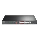 TL-SL1218P - Bộ chuyển mạch 16 cổng 10/100 Mbps + 2 cổng Gigabit Rackmount với 16 cổng PoE+
