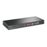 TL-SL1218P - Bộ chuyển mạch 16 cổng 10/100 Mbps + 2 cổng Gigabit Rackmount với 16 cổng PoE+ - Ảnh 2