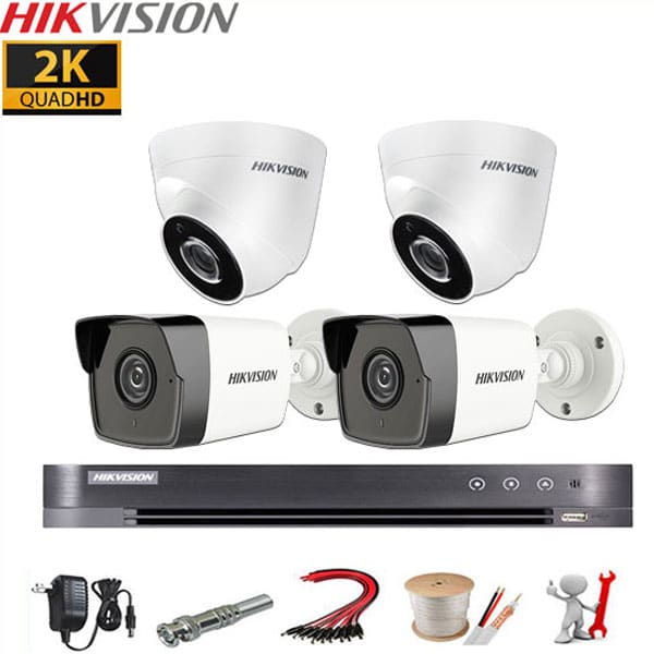 Bộ 4 Mắt Camera HIKVISION 5.0mp