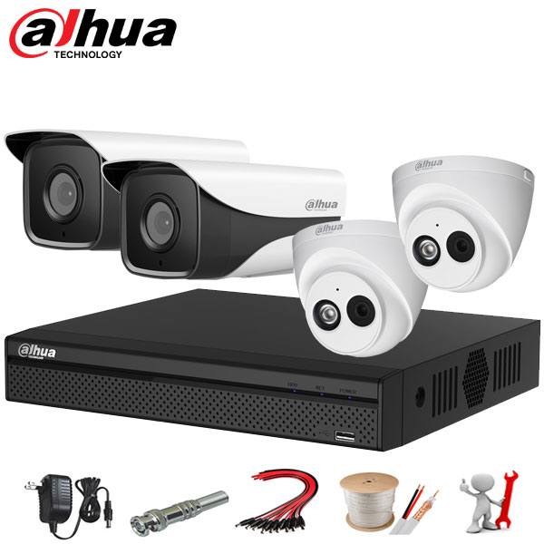 Bộ 4 Mắt Camera IP DAHUA 2.0mp