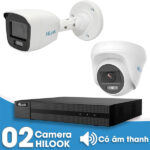 Bộ 2 Mắt Camera HILOOK 2.0mp - Thu Tiếng