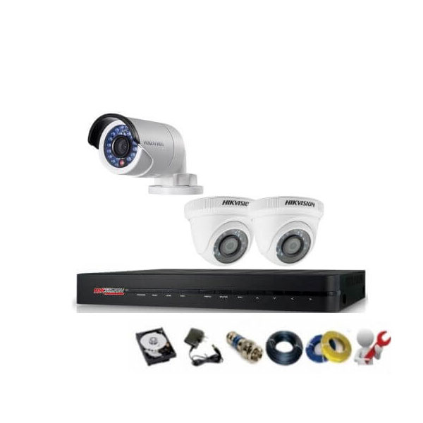 Bộ 3 Mắt Camera HIKVISION 2.0mp