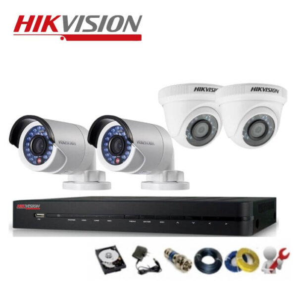Bộ 4 Mắt Camera HIKVISION 2.0mp